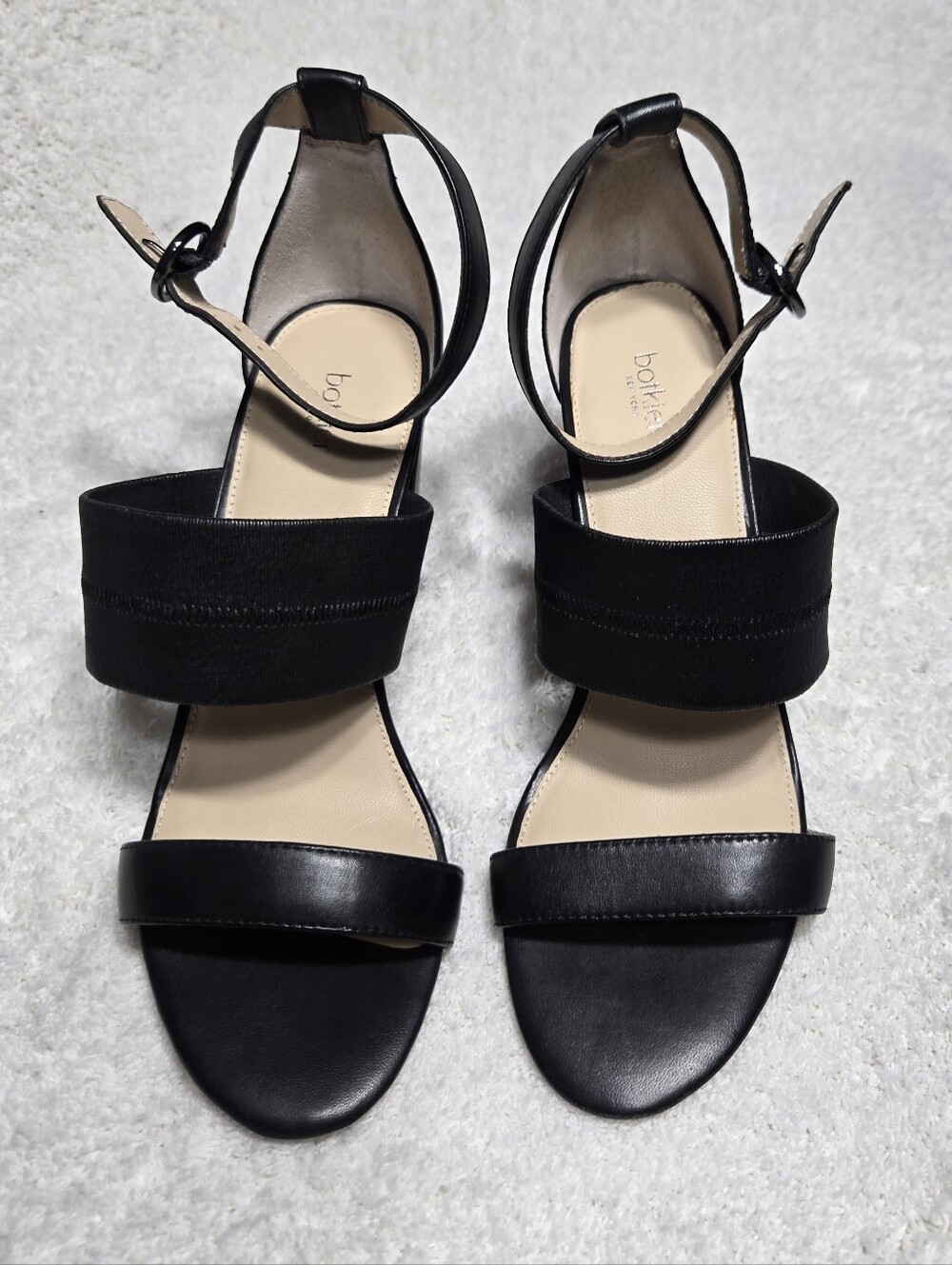 Botkier New York Gisella Black Ankle Strap Sandal Sz 9 Like New
